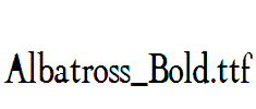 Albatross_Bold