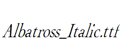 Albatross_Italic