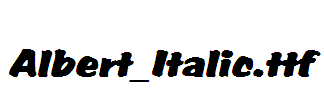 Albert_Italic