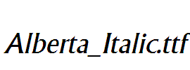 Alberta_Italic