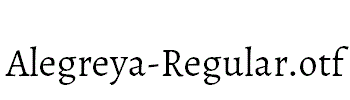 Alegreya-Regular