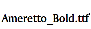 Ameretto_Bold