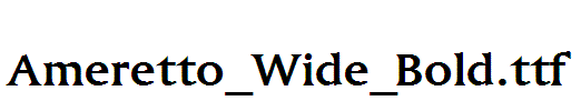 Ameretto_Wide_Bold