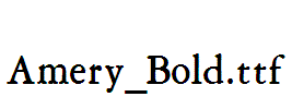 Amery_Bold