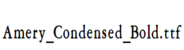 Amery_Condensed_Bold