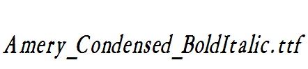 Amery_Condensed_BoldItalic