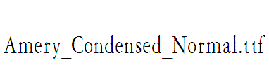 Amery_Condensed_Normal