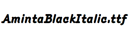 AmintaBlackItalic