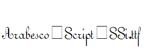 Arabesco_Script_SSi