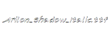 Arilon_Shadow_Italic