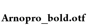 Arnopro_bold