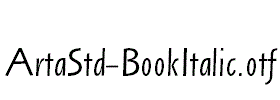 ArtaStd-BookItalic