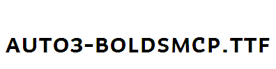 Auto3-BoldSmCp