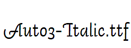 Auto3-Italic