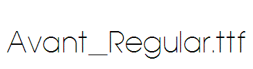 Avant_Regular
