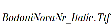 BodoniNovaNr_Italic