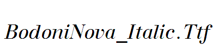 BodoniNova_Italic