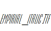 Empirial_Italic