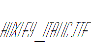 Huxley_Italic