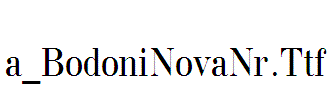 a_BodoniNovaNr