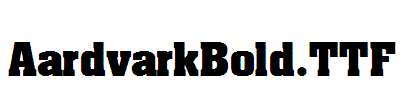 AardvarkBold