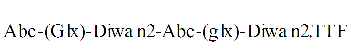Abc-(Glx)-Diwan2-Abc-(glx)-Diwan2