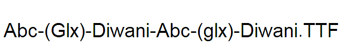 Abc-(Glx)-Diwani-Abc-(glx)-Diwani