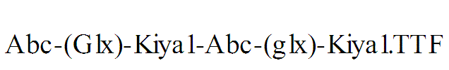 Abc-(Glx)-Kiya1-Abc-(glx)-Kiya1