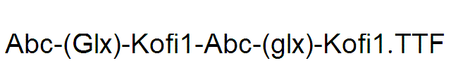 Abc-(Glx)-Kofi1-Abc-(glx)-Kofi1