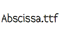 Abscissa