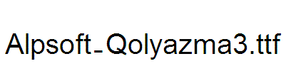 Alpsoft-Qolyazma3