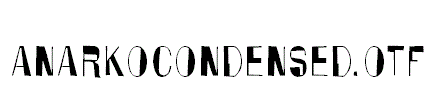 AnarkoCondensed