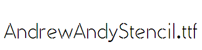 AndrewAndyStencil