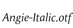 Angie-Italic