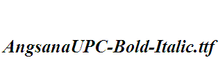 AngsanaUPC-Bold-Italic