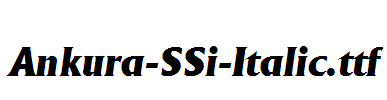 Ankura-SSi-Italic