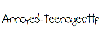 Annoyed-Teenager