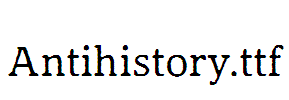 Antihistory