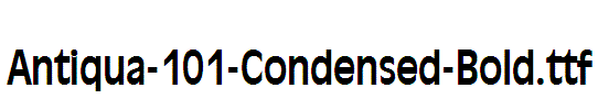 Antiqua-101-Condensed-Bold