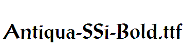 Antiqua-SSi-Bold