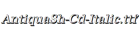 AntiquaSh-Cd-Italic