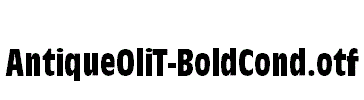 AntiqueOliT-BoldCond