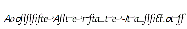 ApollineAlternate-Italic