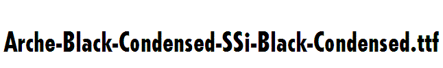 Arche-Black-Condensed-SSi-Black-Condensed