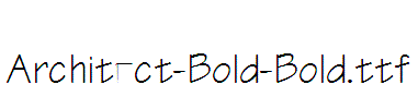 Architect-Bold-Bold