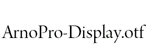 ArnoPro-Display