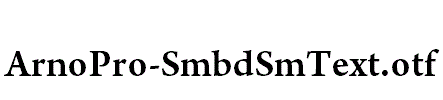 ArnoPro-SmbdSmText