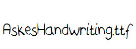 AskesHandwriting