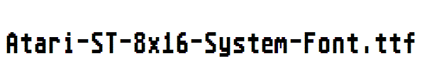 Atari-ST-8x16-System-Font