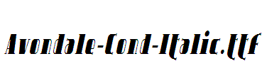 Avondale-Cond-Italic